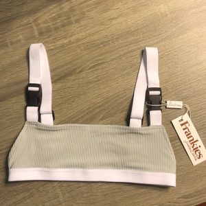 NWT Frankies Kiki Buckle Top